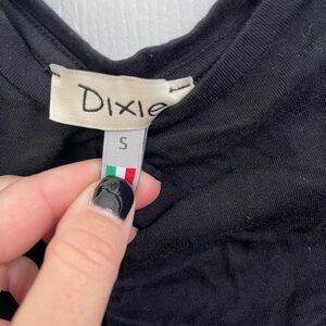 Dixie Girls Black Bodysuit. Size small
